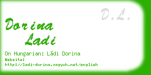 dorina ladi business card